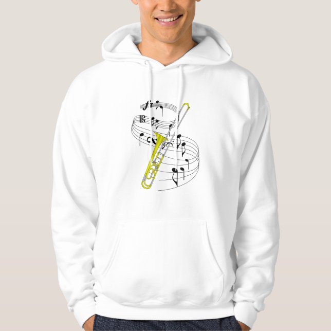 Trombone Hoodie (Vorderseite)