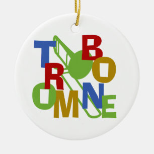 TROMBONE KERAMIKORNAMENT