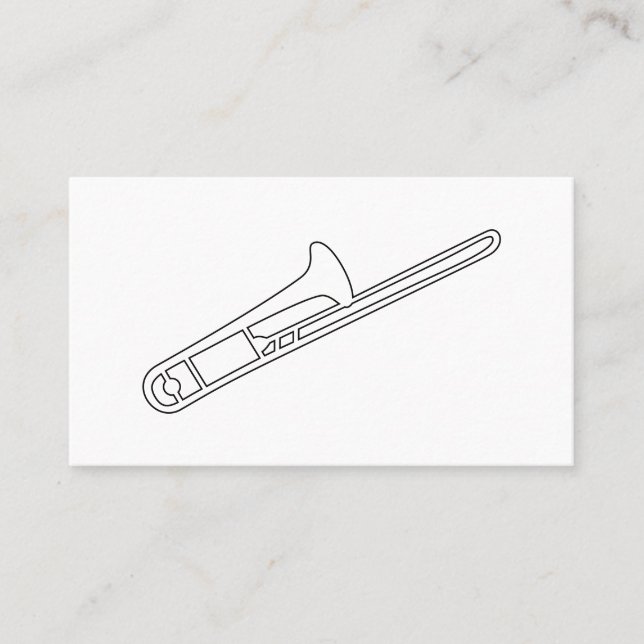Trombone-Logo - Visitenkarte (Vorderseite)