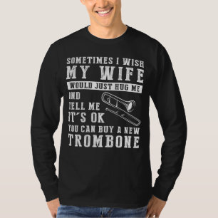 Trombone Melodies & Hug Whispers T-Shirt: Embrace, T-Shirt