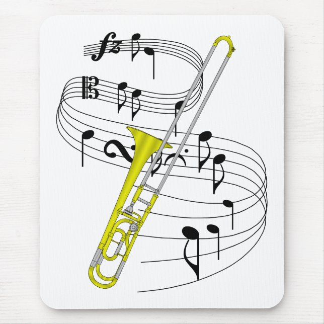 Trombone Mousepad (Vorne)