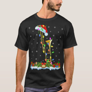 Trombone Music Lover Matching Weihnachtsmannmütze  T-Shirt