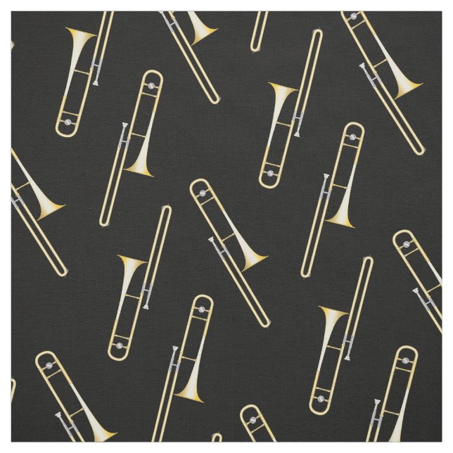 Trombone Musical Musical Room Decke Stoff (Muster)