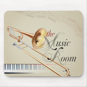Trombone-Musik-Raum Mousepad