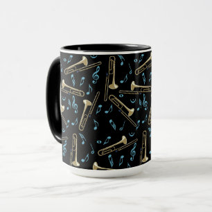 Trombone-Musiknoten Tasse