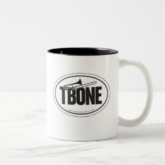 Trombone Ovalaufkleber Tasse