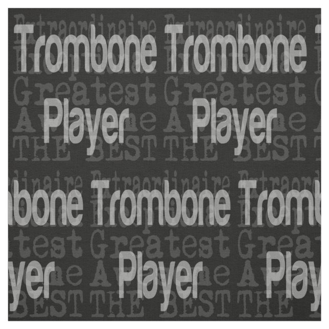 Trombone Player Extraordinator Stoff (Muster)