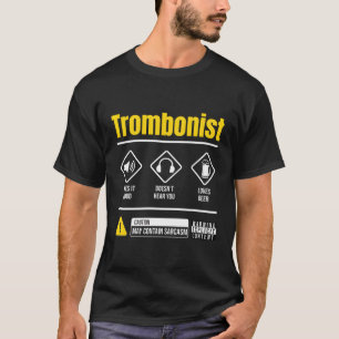 Trombone Player-Instruktion für Trombonist T-Shirt