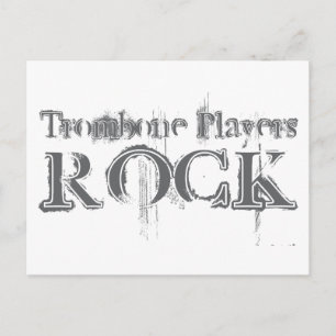 Trombone Players Rock Postkarte