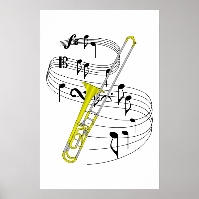 Trombone Poster (Vorne)