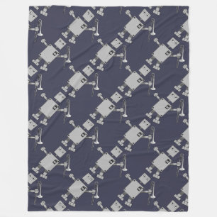 Trombone Robot Fleecedecke