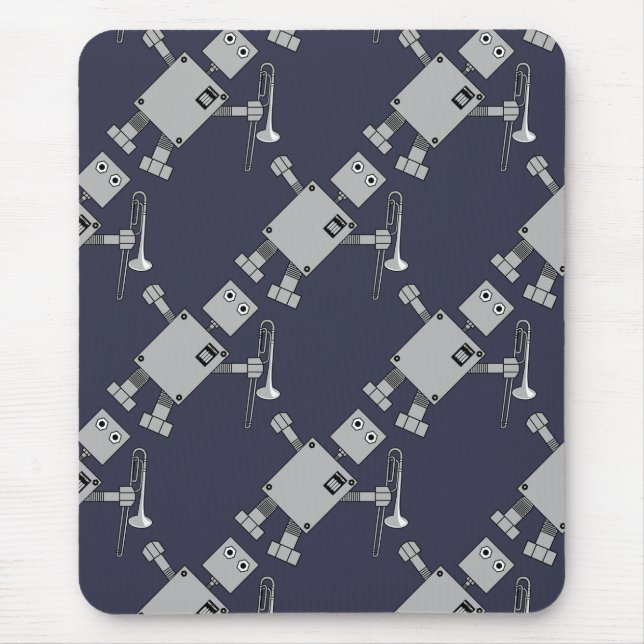 Trombone Robot Mousepad (Vorne)