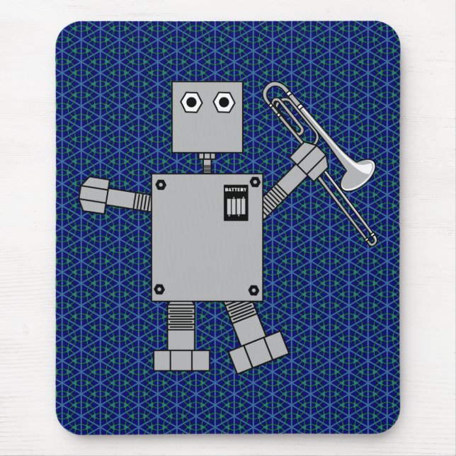 Trombone Robot Mousepad (Vorne)