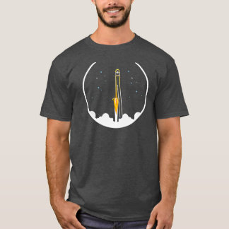 TROMBONE ROCKET Konzert Band Marching Band Funny T-Shirt