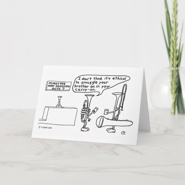 Trombone-Schmuggel Karte (Vorderseite)