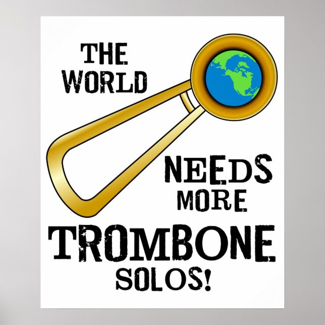 Trombone Solos Poster (Vorne)