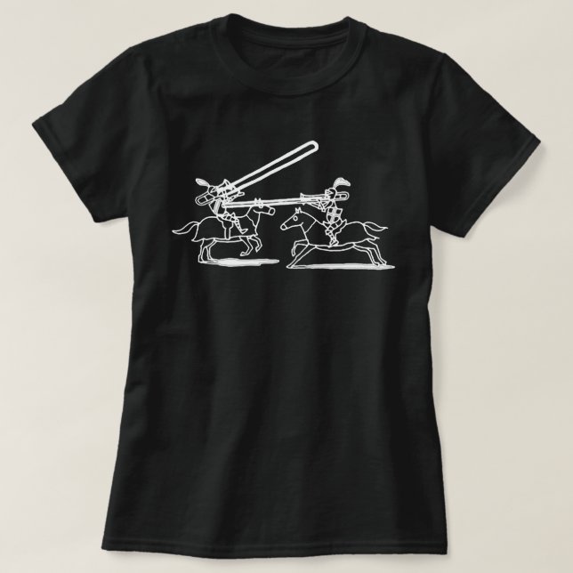 Trombone-Sprungbrett für Trombonisten T-Shirt (Design vorne)