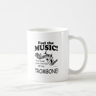 Trombone spürt die Musik Tasse