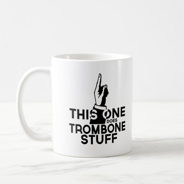 Trombone Stuff - Funny Trombone Music Kaffeetasse (Links)