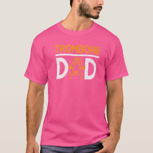 Trombone-Vater Musiker-Väter D T-Shirt