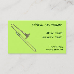 Trombone-Visitenkarte Visitenkarte