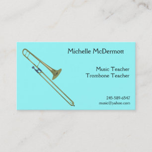 Trombone-Visitenkarte Visitenkarte
