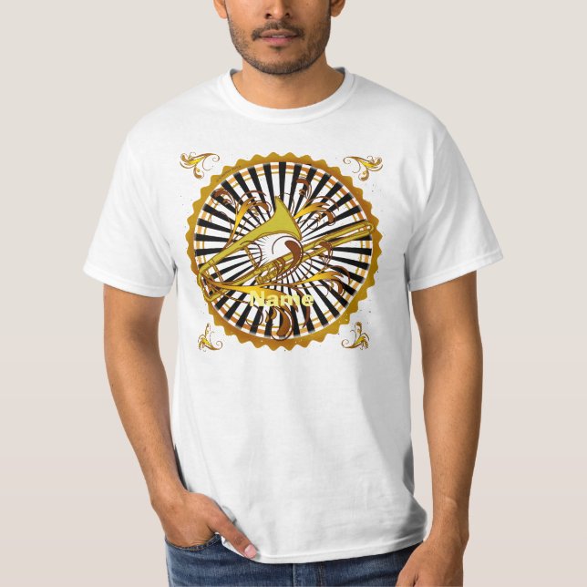 Trombone-Wirbel-T - Shirt (Vorderseite)