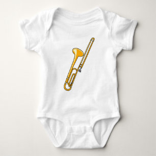 Trombone-Zeichnend Baby Strampler