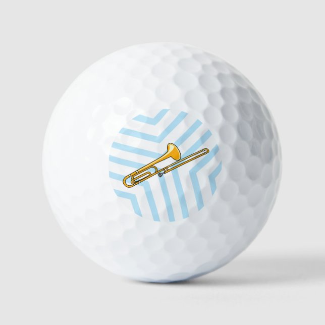 Trombone-Zeichnend Golfball (Vorderseite)