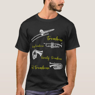 Trombonist aller Art von Römerknochen T-Shirt