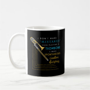 Trombonist Jazz Musician Marching Band Trombone Kaffeetasse