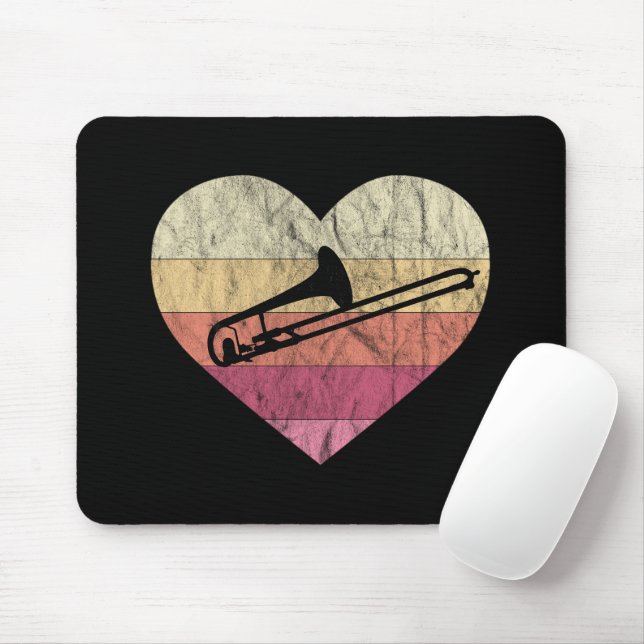 Trombonist-Lieben Mousepad (Mit Mouse)