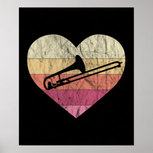 Trombonist-Lieben Poster