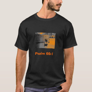 Trommel-Anbetungs-Psalm-66:1 T-Shirt