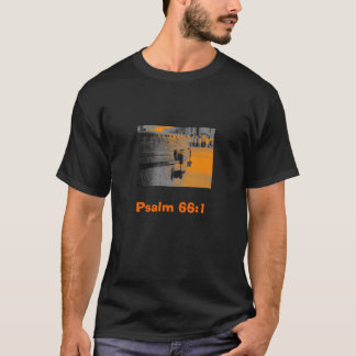 Trommel-Anbetungs-Psalm-66:1 T-Shirt