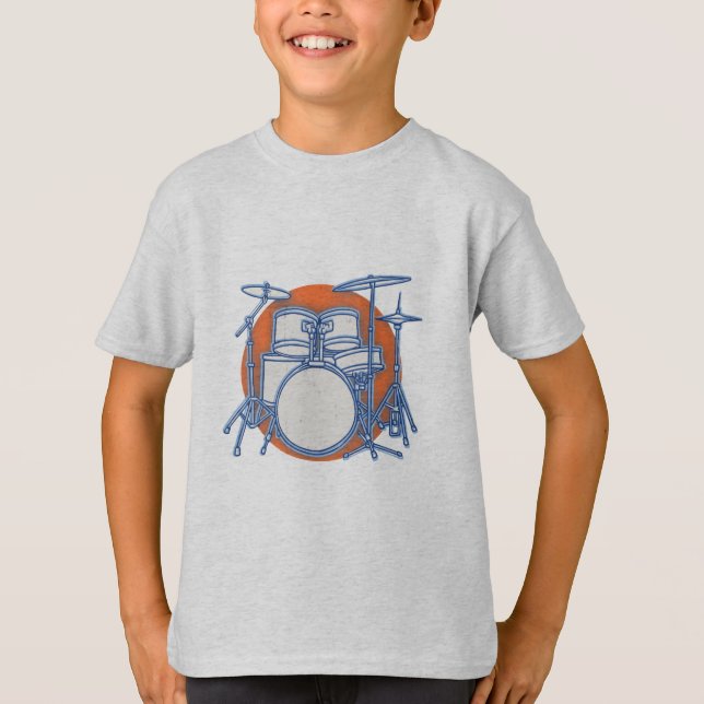 Trommel-Ausrüstungs-Ausgleich T-Shirt (Vorderseite)