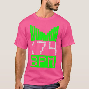 Trommel Bass 174 Bpm - Dnb Jungle Party Raver Dj G T-Shirt