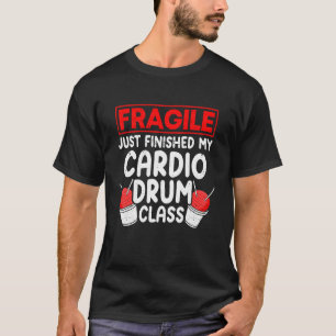 Trommel-Fitness-Katze Cardio-Trommeln Frauen T-Shirt