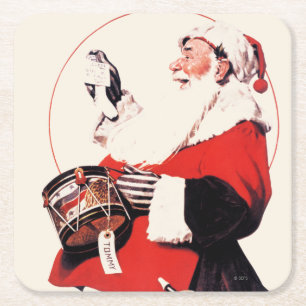 Trommel für Tommy Rechteckiger Pappuntersetzer