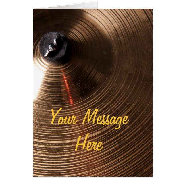 Trommel oder Drummer-Cymbal-Bild (Vorne)