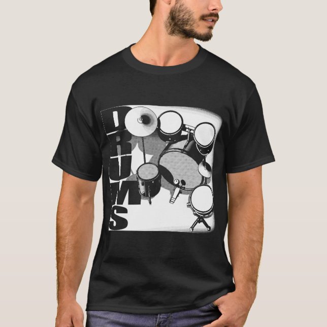 TROMMEL-SET T-Shirt (Vorderseite)