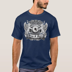 Trommel-u. Bass-Wappen T-Shirt