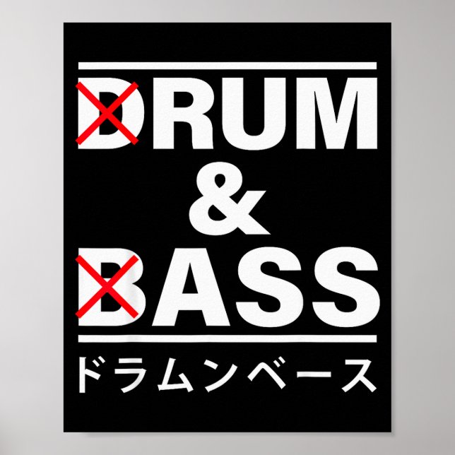 Trommel und B Japanisch Lustig  Poster (Vorne)
