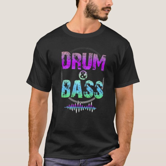 Trommel und Bass T-Shirt (Vorderseite)