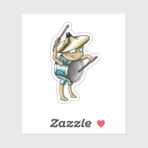 Trommelfell Aufkleber