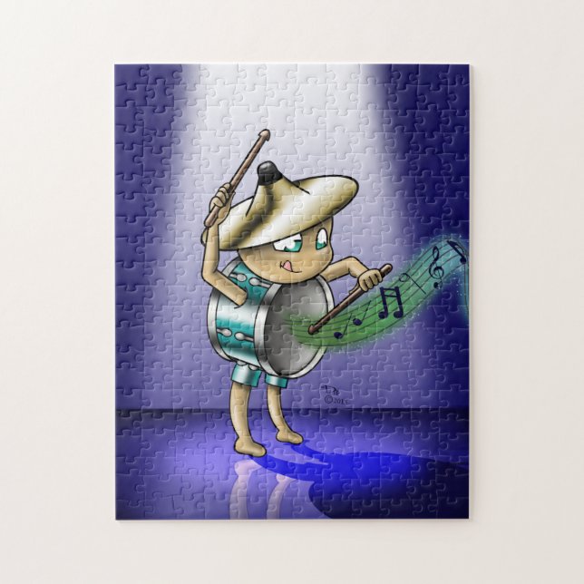 Trommelfell Puzzle (Vertikal)