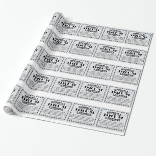 Trommellizenz Geschenkpapier