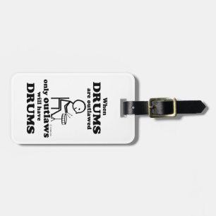 Trommeln Gepäckanhänger