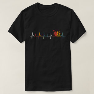Trommeln Heartbeat - Geschenke Drummer Musik Lover T-Shirt