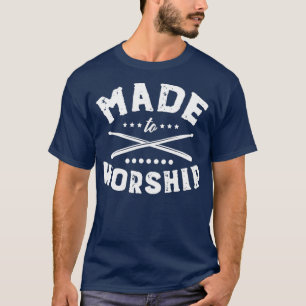 Trommeln Jesus Worship Band Drummeln Geschenke Dru T-Shirt